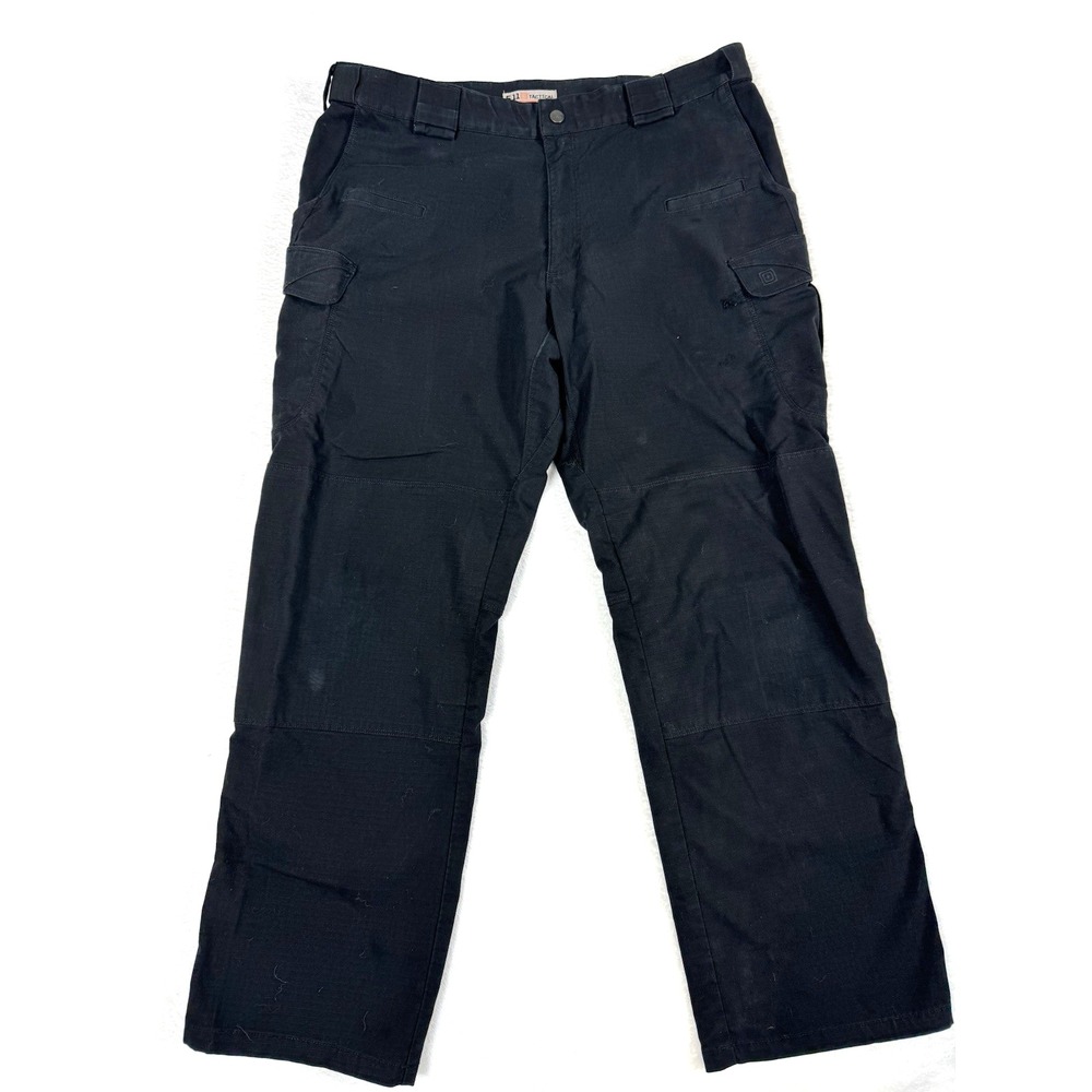 5.11 Tactical Cargo Pants Men 38x30 Black Stryke Ripstop 74369-019 Utility Work